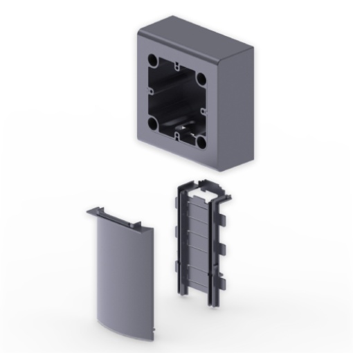 Adaptador universal Unex, em U24X cor alumínio