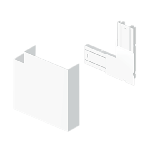 Ângulo plano Unex 50x80, em U24X cor branco