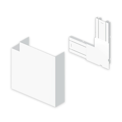 Ângulo plano Unex 70x130, em U24X cor branco