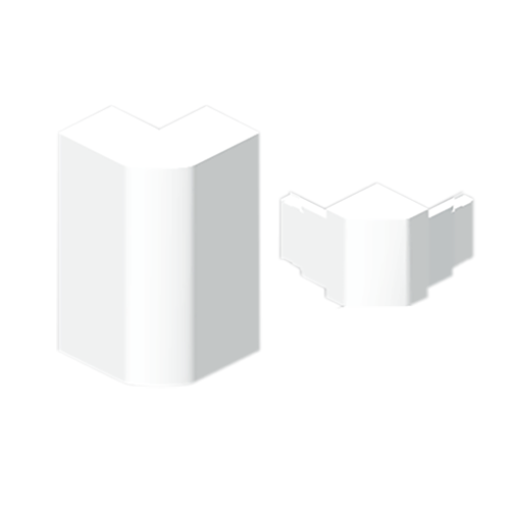 Ângulo exterior Unex 50x80, em U24X cor branco