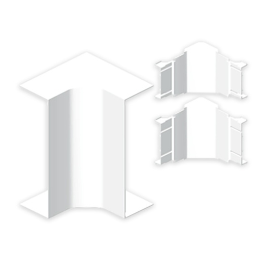 Ângulo interior Unex 50x150, em U24X cor alumínio