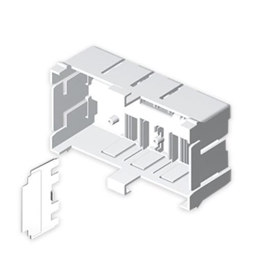 Caixa Unex de 120mm, tampa de 80, em U43X