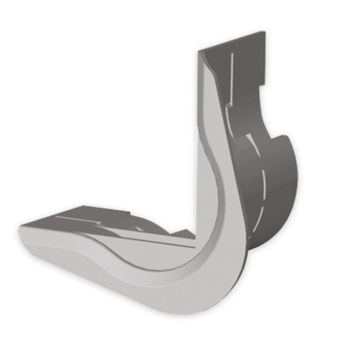 Cantoneira Unex ângulo plano, em U24X