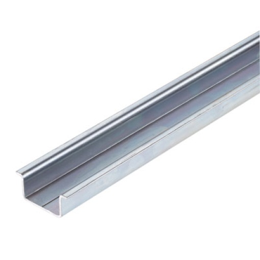 Terminal rail, Accessories, Steel, galvanic zinc plated and passivated, Width 2000 mm, Height 35 mm, Depth 15 mm