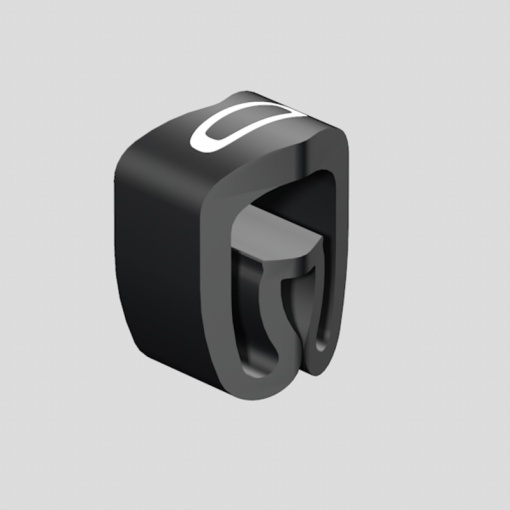 Cable coding system, black, Conductor O.D.2.5 - 5 mm, Numbers, PVC, soft, without Cadmium, -30...80 C