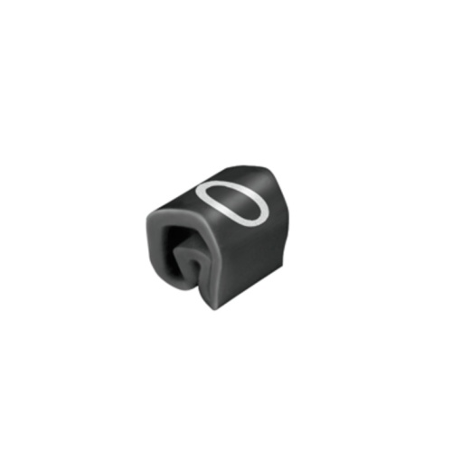 Cable coding system, black, Conductor O.D.1.3 - 3 mm, Numbers, PVC, soft, without Cadmium, -30...80 C