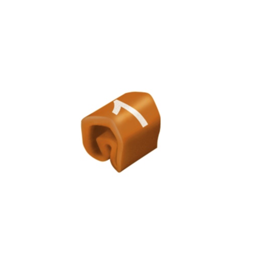 Cable coding system, brown, Conductor O.D.1.3 - 3 mm, Numbers, PVC, soft, without Cadmium, -30...80 C