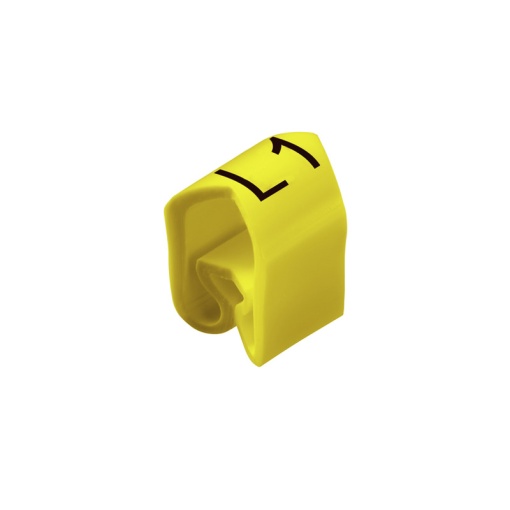 Cable coding system, yellow, Conductor O.D.8 - 16 mm, Mixed characters, PVC, soft, without Cadmium, -30...80 C