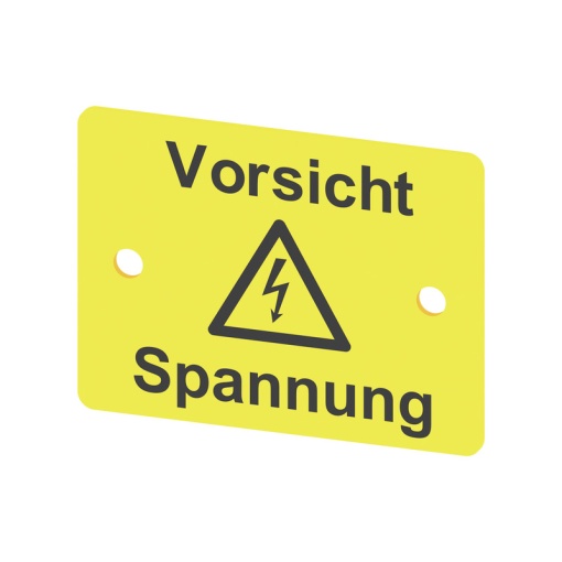 Terminal cover, yellow, PVC, Height 36 mm, Width 48 mm, Depth 1 mm, V-2