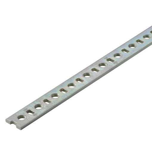 Busbar terminal, silver, Height 12 mm, Depth 2 mm, Steel