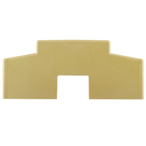 Terminal cover, beige, PA 66, Height 186 mm, Width 38 mm, Depth 78 mm, V-2