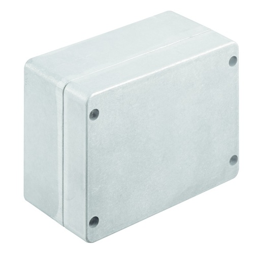 Metal housing, Width 200 mm, Height 160 mm, Depth 100 mm, untreated, Flange plate No, Aluminium AlSi12