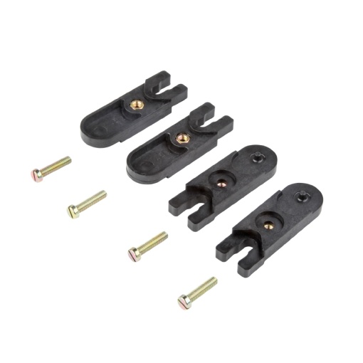 Mounting foot Housing, TBF polyester empty enclosure, Fixing lugs, 24 x 72.5 x 12 mm, Polyamide, Polyamide 66, Deep black