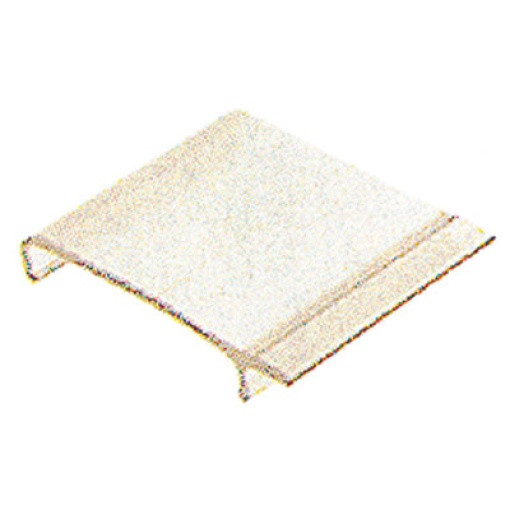 Terminal cover, Transparent, PVC, Height 62 mm, Width 1 mm, Depth 7.1 mm, V-2
