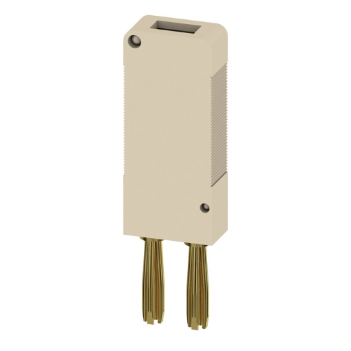 Plug terminal, 6 mm², 1 A, Number of connections 1, Number of poles 2, Width 6 mm