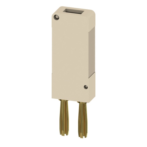 Plug terminal, 6 mm², Number of connections 1, Number of poles 2, Width 6 mm
