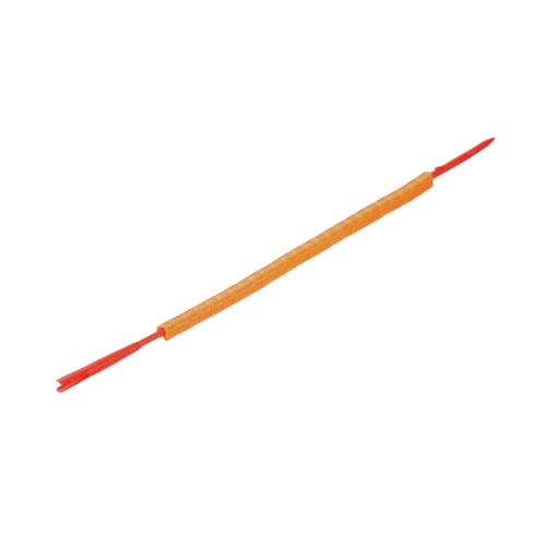 Mounting mandrel, 1.3 - 3 mm, 3.4 mm, Printed characters Numbers, 3, orange