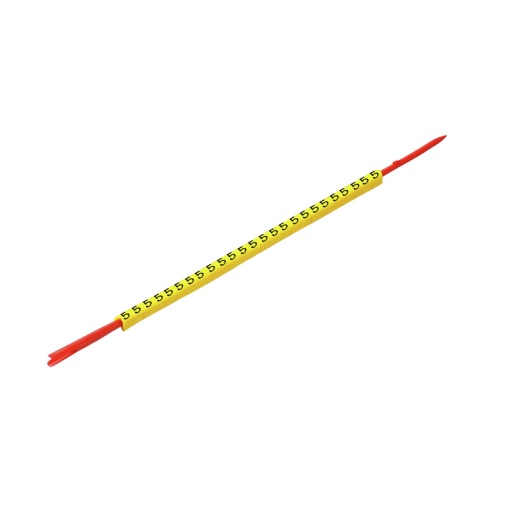 Mounting mandrel, 1.3 - 3 mm, 3.4 mm, Printed characters Upper-case letters, S, yellow
