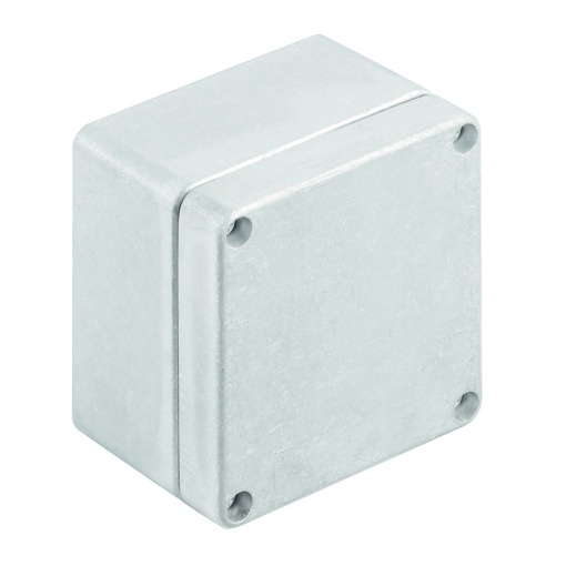 Metal housing, Width 75 mm, Height 80 mm, Depth 57 mm, untreated, Flange plate No, Aluminium AlSi12