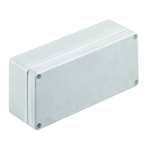 Metal housing, Width 175 mm, Height 80 mm, Depth 57 mm, untreated, Flange plate No, Aluminium AlSi12
