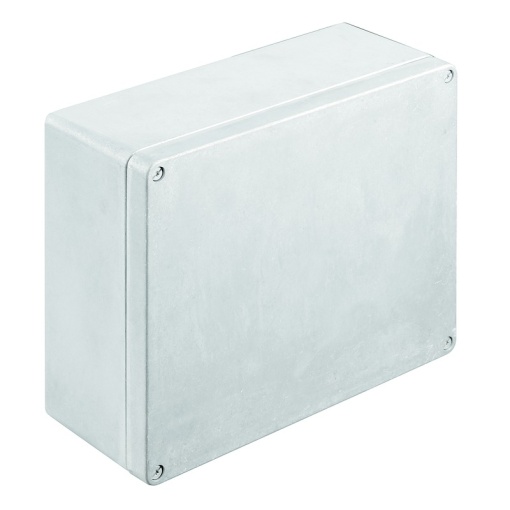 Metal housing, Width 280 mm, Height 230 mm, Depth 111 mm, untreated, Flange plate No, Aluminium AlSi12