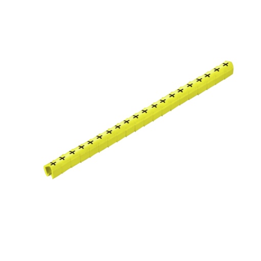 Cable coding system, yellow, Conductor O.D.2 - 3 mm, Symbols, PVC, soft, without Cadmium, -30...80 C
