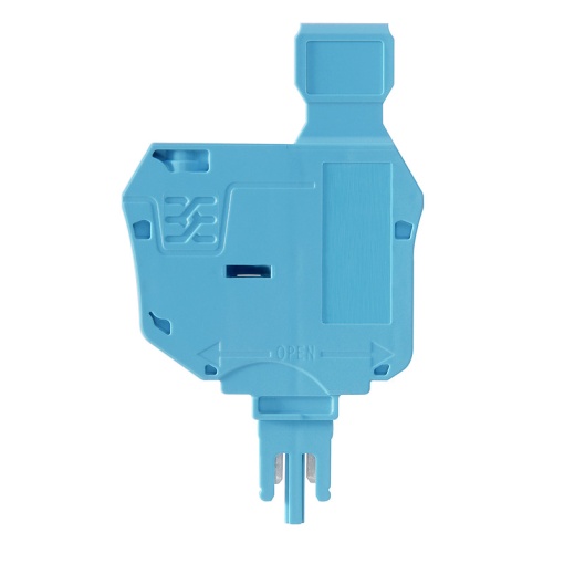 Fuse holder for feed-through modular terminal, blue, 6.3 A, pluggable, V-0, Wemid
