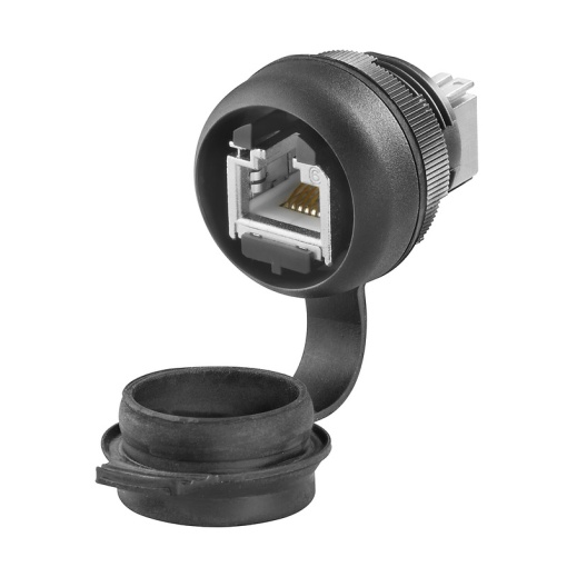 Fitted component housing, IP65, in closed state, RJ45, RJ45