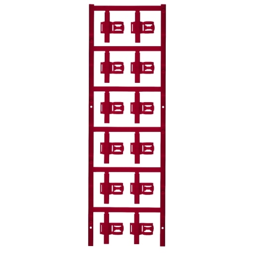 Cable coding system, red, Conductor O.D.3.5 - 7 mm, Polyamide 66, -40...100 C