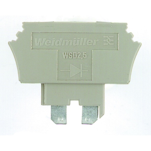 Plug terminal, 1 A, 250 V, Number of connections 1, Number of poles 1, Width 5.8 mm