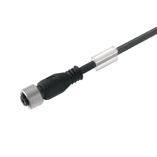 Sensor-actuator Cable, M12, Number of poles 5, 1.5 m, Female socket, straight, LED No, Shielded No