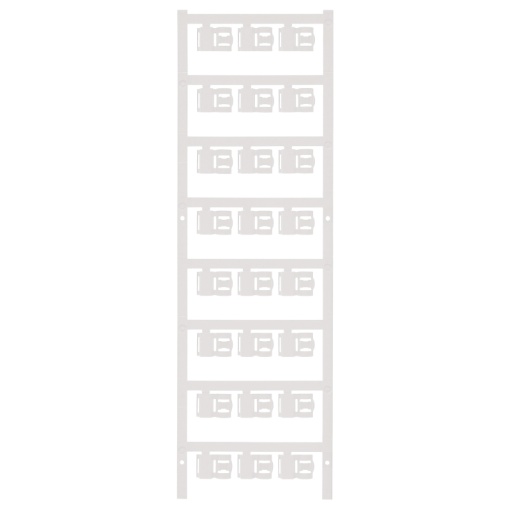Cable coding system, white, Conductor O.D.4 - 6 mm, Polyamide 66, -40...100 C