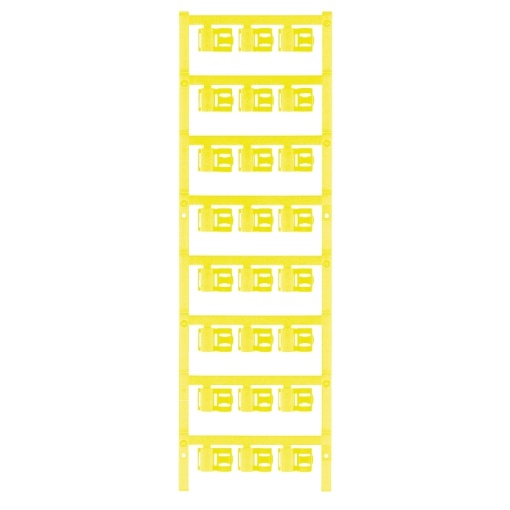 Cable coding system, yellow, Conductor O.D.4 - 6 mm, Polyamide 66, -40...100 C