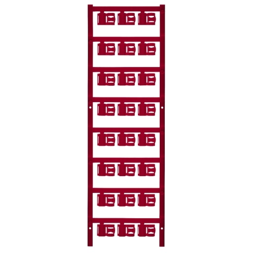 Cable coding system, red, Conductor O.D.4 - 6 mm, Polyamide 66, -40...100 C