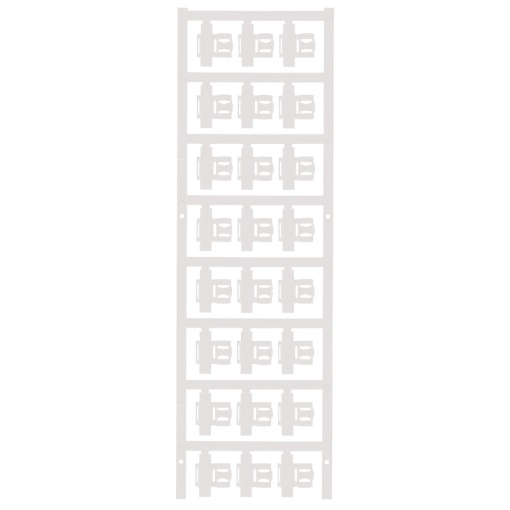 Cable coding system, white, Conductor O.D.4 - 6 mm, Polyamide 66, -40...100 C