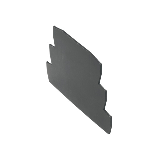 End plate Surge voltage arrester, black