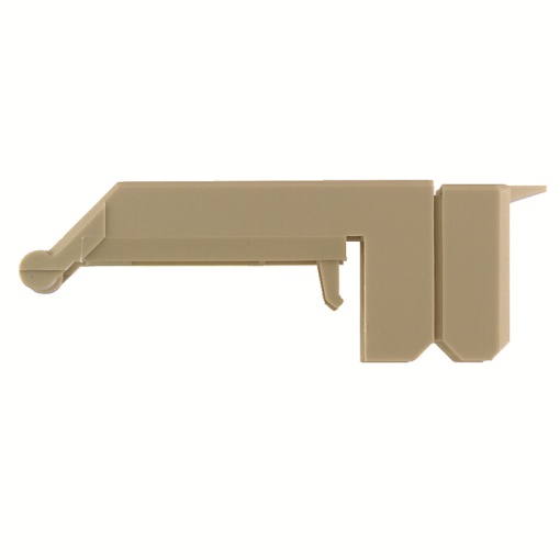 Terminal cover, beige, Polyamide 66, Height 85 mm, Width 31 mm, Depth 29.9 mm, V-2