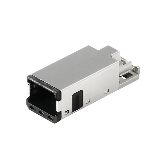 Hybrid connector, Flange insert, Hybrid Q10, Crimp, Number of poles 10, Cat.5 ISOIEC 11801, IP67 with housing