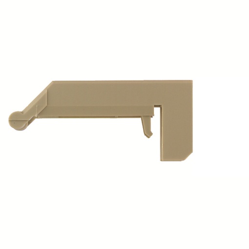 Terminal cover, beige, Polyamide 66, Height 64 mm, Width 40.6 mm, Depth 34.5 mm, V-2