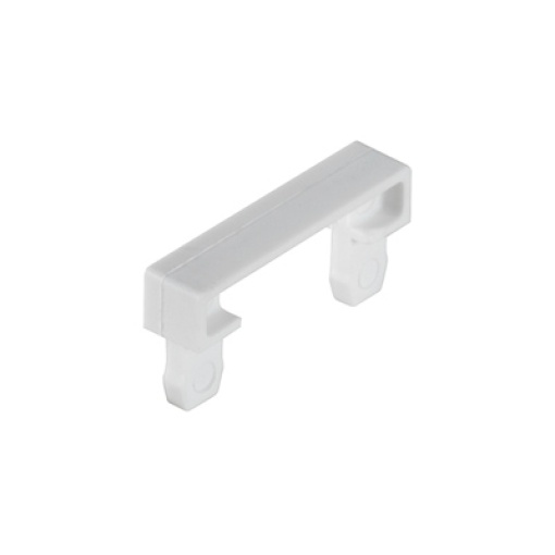 Terminal cover, white, PA 66, Height 19.8 mm, Width 4.5 mm, Depth 9.6 mm, V-2