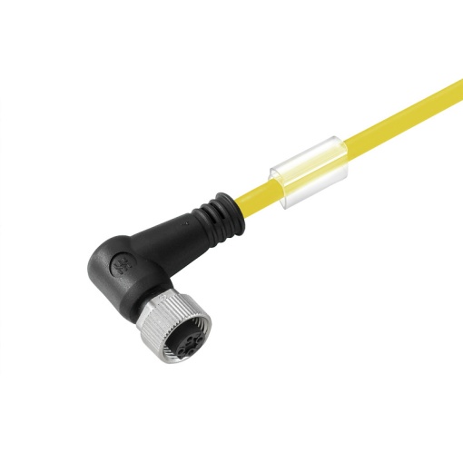 Sensor-actuator Cable, M12, Number of poles 5, 10 m, Socket, angled, LED No, Shielded No
