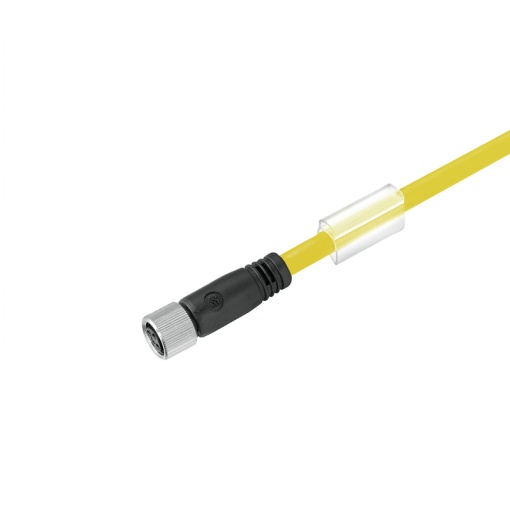 Sensor-actuator Cable, M8, Number of poles 4, 10 m, Female socket, straight, LED No, Shielded No