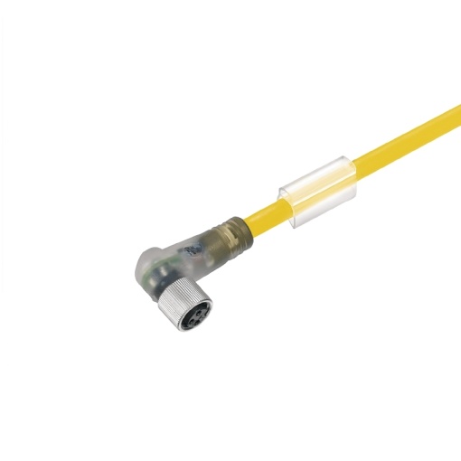 Sensor-actuator Cable, M8, Number of poles 3, 1.5 m, Socket, angled, LED Yes, Shielded No