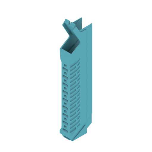 Side element Modular housing, Width 12.5 , IP20 in installed state, Plastic, light blue