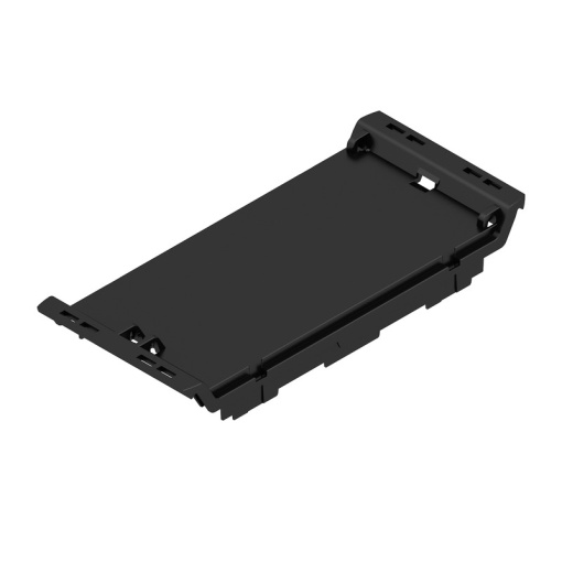 Front element Modular housing, Width 45 , IP20 in installed state, Plastic, black