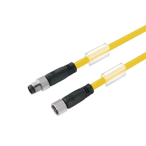 Sensor-actuator Cable, M8  M8, Number of poles 3, 1.5 m, pin, straight - socket, straight, LED No, Shielded No