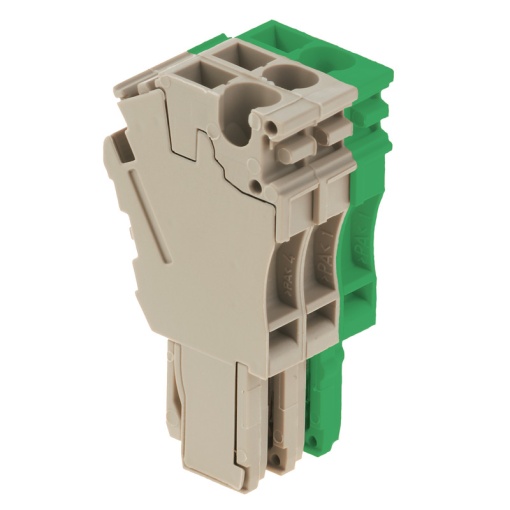 Plug terminal, Plug-in connection, 2.5 mm², 24 A, 500 V, Number of connections 3, Number of poles 3, Width 15.3 mm