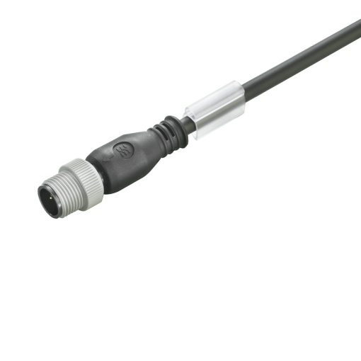 Sensor-actuator Cable, M12, Number of poles 5, 3 m, pin, straight, LED No, Shielded No