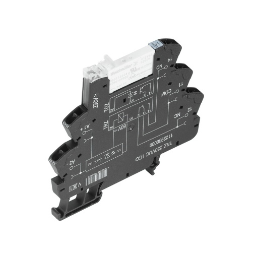 Relay module, 60 V UC 10 %, Green LED, 1 CO contact AgNi , 250 V AC, 6 A, Tension-clamp connection