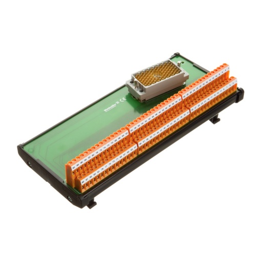 Interface module with terminal, connector, ELCO plug-in connector, 90-pole plug, LL2N 5.08 mm, 90 P, Screw connection